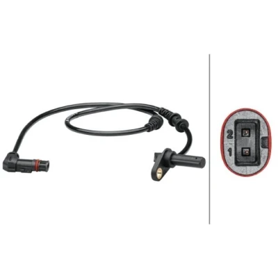 Bilde av HELLA 6PU 012 679 491 ABS sensor framaksel aktiv 2 MERCEDES BENZ: E Klasse T modell, Sedan
