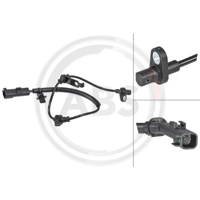 Bilde av A.B.S. 30189 ABS sensor aktiv 530 svart FORD: Mondeo 5 Kombi, Limousine,