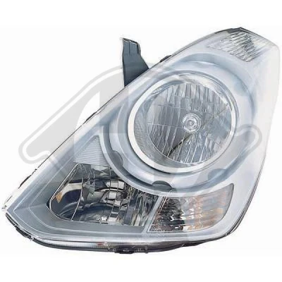 Bilde av DIEDERICHS 6883881 Frontlykter venstre H1/H7 uten motor for høydejustering hovedlys