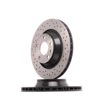 Bilde av BREMBO XTRA LINE 09.9768.1X Bremseskiver 310 22 5 perforert / ventilert belagt med skruer AUDI: TT Coupé, Roadster