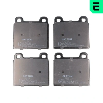 Bilde av OPTIMAL BP 02110 Bremseklosser framaksel ikke klargjort for slitasjeindikator MERCEDES BENZ: /8 Sedan, SL Cabrio, OPEL: Commodore A Coupé