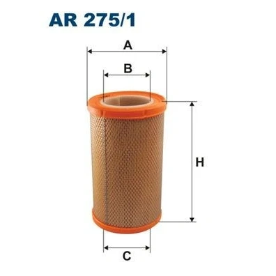 Bilde av FILTRON AR 275/1 Luftfilter 221,5 128 Filterinnsats