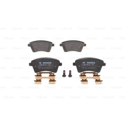 Bilde av BOSCH 0 986 494 612 Bremseklosser Low Metallic med montageanvisning, antihyle blikk, skruer MERCEDES BENZ: Citan Van