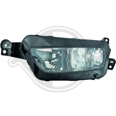 Bilde av DIEDERICHS 4073682 Frontlykter høyre H7/H7 Priority Parts med motor for høydejustering hovedlys