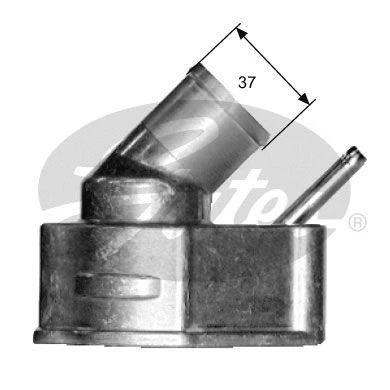 Bilde av GATES TH14992G1 Termostat 92 med tetning kapsling OPEL: Calibra A, Astra H Caravan, Vectra A Sedan