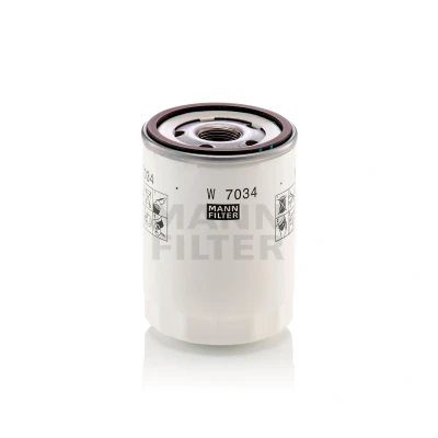 Bilde av MANN FILTER W 7034 Oljefilter M 22 X 1.5 6H med en retursperreventil Påskruingsfilter FORD: Transit Custom V362 Van, V363 Van