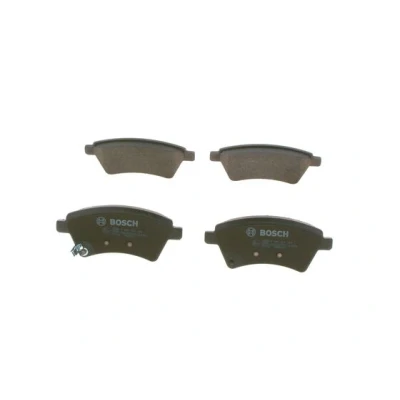 Bilde av BOSCH 0 986 494 584 Bremseklosser Low Metallic med akustisk slitasjevarsel montageanvisning, antihyle blikk, skruer