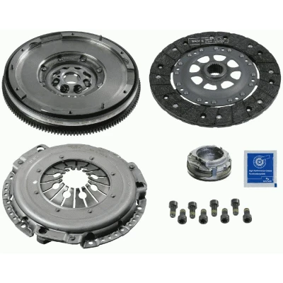 Bilde av SACHS ZMS Modul 2290 601 007 Clutch med clutchtrykkplate, dobbeltmassesvinghjul, svinghjulskruer clutchplate, utløserlager 228