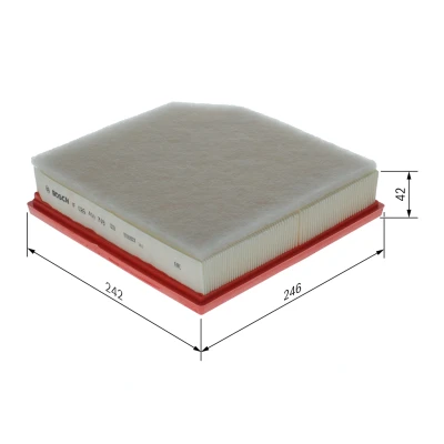 Bilde av BOSCH F 026 400 749 Luftfilter 50 242 246 Filterinnsats VOLVO: V90 II Stasjonsvogn, S90 II, XC60