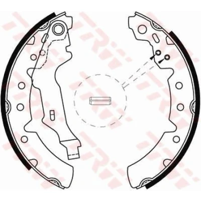 Bilde av TRW GS8603 Bremsesko 200 37 TOYOTA: Corolla VIII Liftback, Carina E Sedan, Sedan