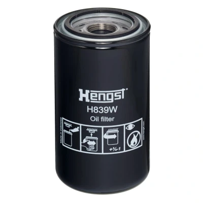 Bilde av HENGST FILTER H839W Oljefilter 1 1/8 16UN Påskruingsfilter