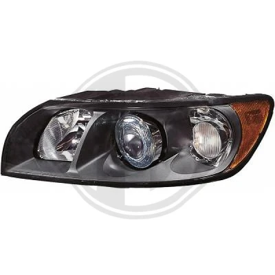 Bilde av DIEDERICHS 7614985 Frontlykter venstre D2S, D2S/H3, H3 xenon med motor for høydejustering hovedlys VOLVO: V50, S40 II