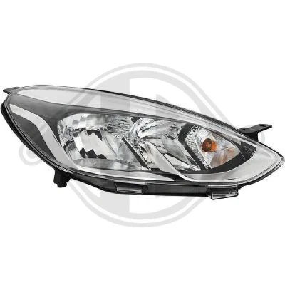 Bilde av DIEDERICHS 1407980 Frontlykter høyre H7, H15, PY21W med motor for høydejustering hovedlys