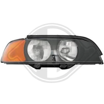 Bilde av DIEDERICHS 1223980 Frontlykter H7, H7/HB3, HB3 oransje med motor for høydejustering hovedlys BMW: 5 Touring, Sedan
