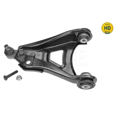 Bilde av MEYLE 16 050 0008/HD Bærebru Quality med støtte / styreledd, gummifeste nede, framaksel venstre Casterstag stålplate RENAULT: Kangoo I