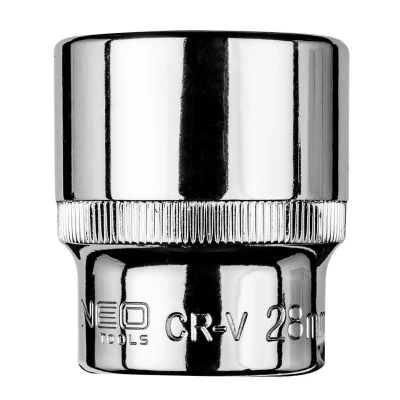 Bilde av NEO TOOLS 08 427 Pipenøkkelinnsats 1/2 27 mm Krom vanadium stål sekskant