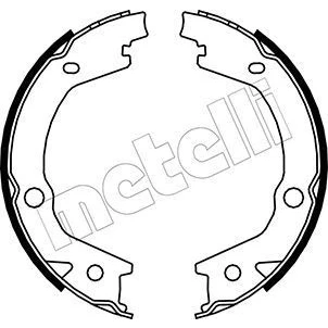 Bilde av Bremsesko sett, parkeringsbremse METELLI 53 0184