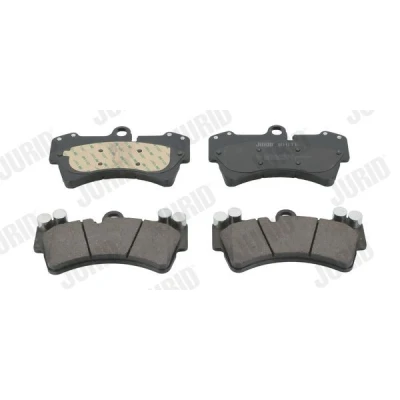 Bilde av Jurid 573282JC Bremseklosser White Low Dust keramikk klargjort for slitasjeindikator AUDI: Q7, PORSCHE: Cayenne, VOLKSWAGEN: Touareg I