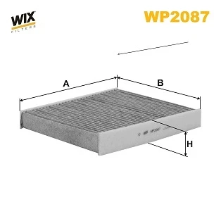 Bilde av Kupefilter WIX FILTERS WP2087