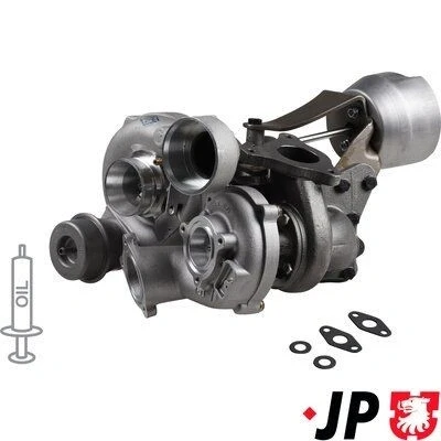 Bilde av JP GROUP 1317400800 Turbolader Eksosturbolader inkl. tetningssett MERCEDES BENZ: Sprinter 3.5 T Minibuss, Van