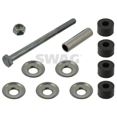 Bilde av SWAG 80 94 1207 Stabstag venstre bakaksel, høyre bakaksel M10 x 1,25 med mutter, lager, underlagsskiver Stål sølv MITSUBISHI: Grandis