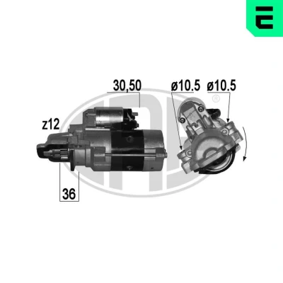 Bilde av ERA 220865A Starter 12 2,5