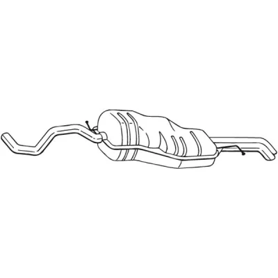 Bilde av sluttlyddemper, seat toledo ii, skoda octavia i, combi vw bora, bora variant, golf variant iv, 1J5253609AF, 1J5253609