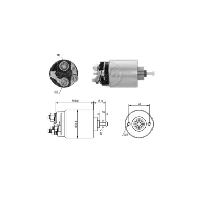 Bilde av Magnetbryter, starter, ford,mazda,volvo, 2S6U 11000 EB, 3M5T AE, YC1U AB, YS4U AA, BA,