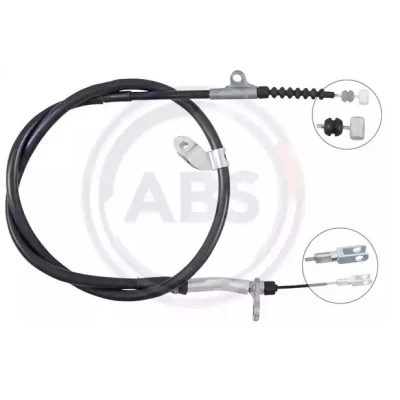 Bilde av Kabel, parkeringsbremse, Høyre bak, nissan 350z coupé, roadster, 36530 CD70B