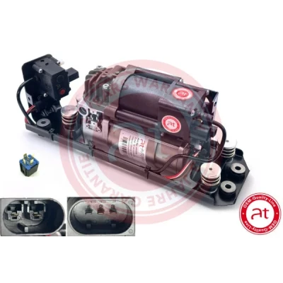 Bilde av at autoteile germany at10479 Kompressor luftfjæring for pneumatisk oppheng med tørker, integrert relé BMW: 5 Touring, GT