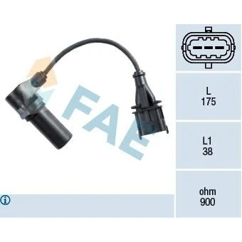 Bilde av Impulsgiver, veivaksel, fiat,iveco, 1525CW, 500374763