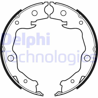 Bilde av DELPHI LS2116 Handbromsbackar