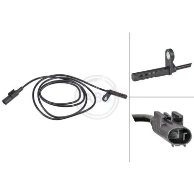 Bilde av A.B.S. 30203 ABS sensor aktiv 1660 svart MERCEDES BENZ: Sprinter 5 T Flatvogn lastebil/Chassis, 3.5 Van, Van