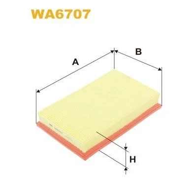 Bilde av WIX FILTERS WA6707 Luftfilter 46 157 245 Filterinnsats
