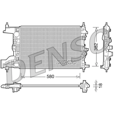 Bilde av Radiator, motorkjøling, chevrolet,opel,vauxhall, 1300299, 13267650, 13281773