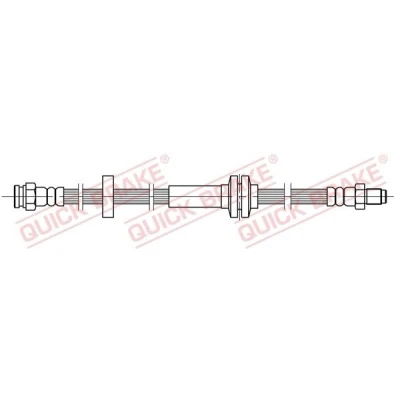 Bilde av Bremseslange, Framaksel høyre, venstre, citroën,fiat,peugeot, 0051725095, 4806G6, 51725095