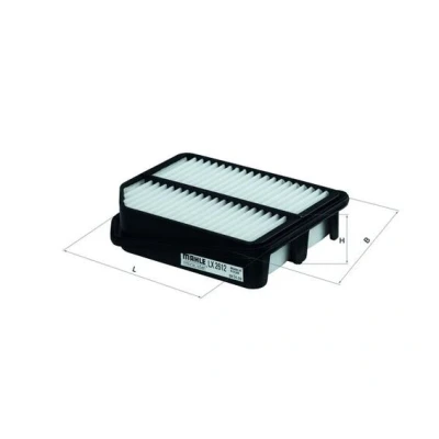 Bilde av MAHLE ORIGINAL LX 2612 Luftfilter 53,6 178 228,0, 228,0 Filterinnsats SUZUKI: Grand Vitara 2 SUV