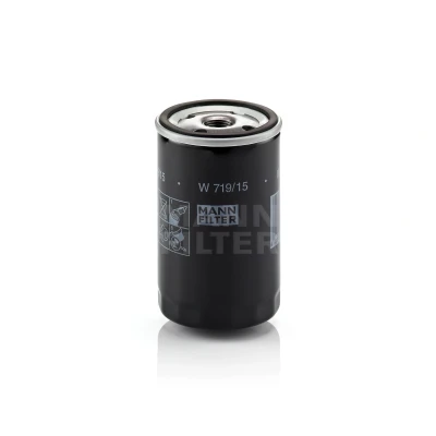 Bilde av MANN FILTER W 719/15 Oljefilter 3/4 16 UNF med en retursperreventil Påskruingsfilter BMW: 3 Cabrio, Sedan, 5 Sedan