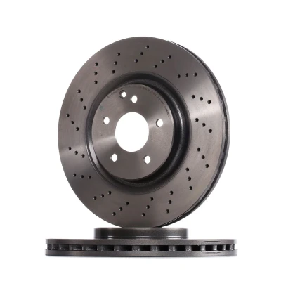Bilde av BREMBO COATED DISC LINE 09.A448.21 Bremseskiver 330 28 5 perforert / ventilert belagt høy karbon med skruer MERCEDES BENZ: C Klasse Sedan