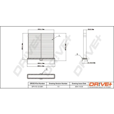 Bilde av Dr!ve+ DP1110.12.0381 Kupéfilter Partikkelfilter 196 201 37 MAZDA: CX 3, 2 Hatchback