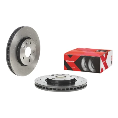 Bilde av BREMBO 09.A971.1X Bremseskiver 321 30 5 perforert / ventilert belagt høy karbon med skruer OPEL: Insignia A Sports Tourer, Hatchback