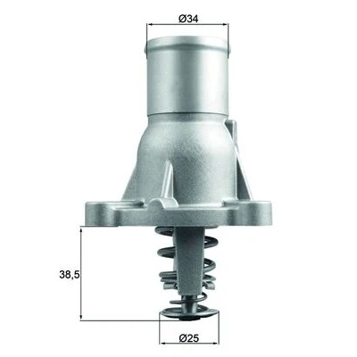 Bilde av MAHLE ORIGINAL TI 260 92 Termostat med tetning OPEL: Corsa D Hatchback, Astra H Caravan, Insignia A Sports Tourer