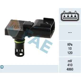 Bilde av Sensor, sugerørtrykk, , ford,jaguar,land rover,mazda,volvo, 1141598, 1490907, 2S6A 9F479 BA, BB, 30711659, 31294897, 31339551