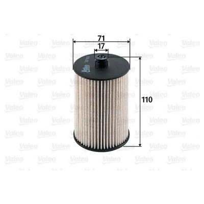 Bilde av VALEO 587926 Drivstoffilter Filterinnsats VOLVO: XC60 I, XC70 II Stasjonsvogn, XC90 I