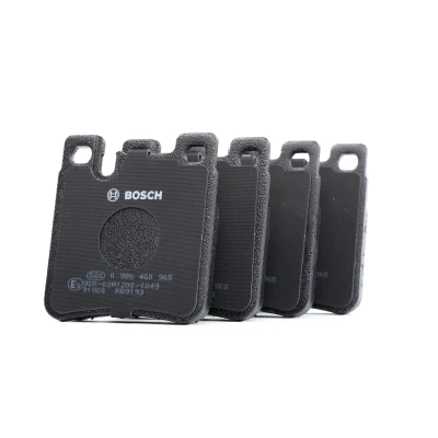 Bilde av BOSCH 0 986 460 965 Bremseklosser Low Metallic med antihyle blikk, montageanvisning MERCEDES BENZ: S Klasse Sedan, E Sedan