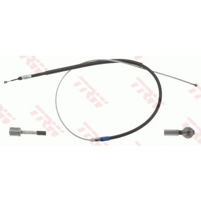 Bilde av TRW GCH444 Bremsekabel 1535, 755 Skivebrems BMW: 3 Touring, Sedan, Coupé