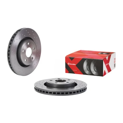 Bilde av BREMBO 09.N236.2X Bremseskiver 350 32 6 perforert / ventilert belagt JEEP: GRAND CHEROKEE 4