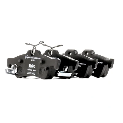 Bilde av VALEO 301028 Bremseklosser FIRST bakaksel inkl. slitasjevarselkontakt uten antiskrike blikk TOYOTA: Yaris II Hatchback, III Hatchback