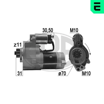 Bilde av ERA 220959A Starter 12 2,2 11 NISSAN: Pathfinder 3
