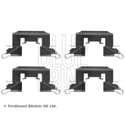 Bilde av BLUE PRINT ADBP480006 Tibehørsett, skivebremse belegg framaksel SUZUKI: SWIFT 4, FORD: FIESTA 6, 6 Van, MAZDA: 2 Hatchback